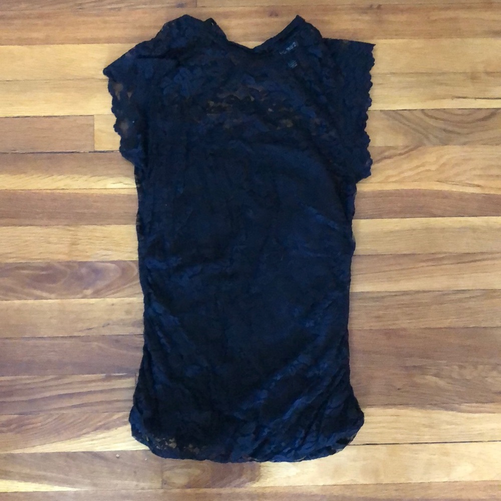 Forever 21 Black Lace Top